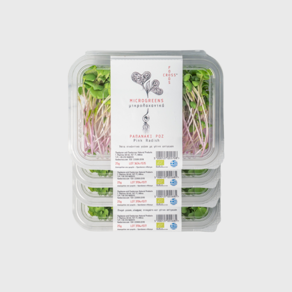 MONTHLY SUBSCRIPTION: FAMILY'S CHOICE MIX BIO MICROGREENS (Pink Radish, Kale, Sunflower, Rocket)